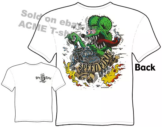 SpeedFink Rat Fink T Shirt Hot Rod Clothes Big Daddy Clothing Ed Roth T Shirts