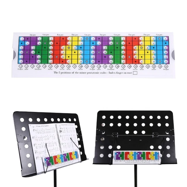 GUITAR SCALES SLIDING Ruler Tool Pentatonic Sliding Ruler Guitars