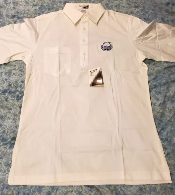 NWT Staff Wilson 80s Style Mens Polo Size M - Boys Hope Pro/Am Golf Tournament 3