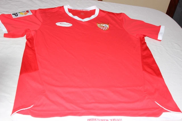 Maillot Vintage Du Sevilla FC - Bukta - Taille XL - Très Recherché