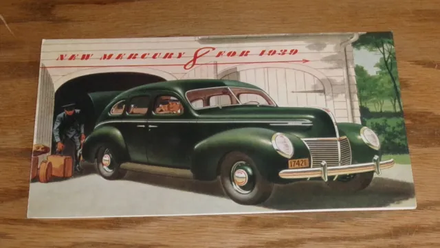 1939 Mercury 8 Sales Brochure 39 Town Sedan Coupe Sport Convertible