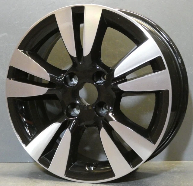 1 Genuine Citroen Ds3 16" Alloy Wheel Rim 9688118277 Black & Diamond Cut Oem