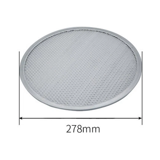 Rete pizza piastra alluminio griglia stoviglie strumento cucina rete antiaderente