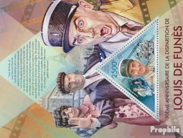 Briefmarken Togo  Mi Block 833 postfrisch Prominente