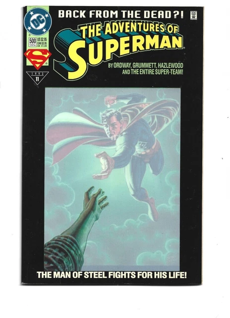 The ADVENTURES OF SUPERMAN #500  1st App STEEL  Jerry Ordway Story/Cover  1993