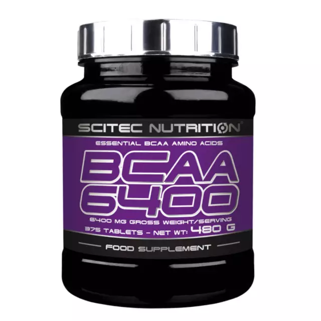 (51,88 EUR/kg) Scitec Nutrition BCAA 6400 375 Tabletten Glutenfrei Muskelaufbau