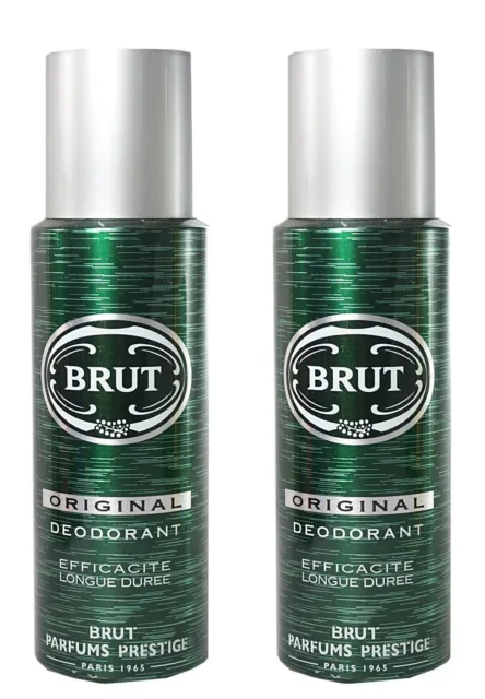 BRUT Originale Deodorante Spray Per Uomo 200ml Ogni Set Di 2