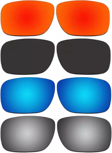 4 Pair Replacement Lenses for Oakley Holbrook Sunglasses with Polarized Pack P4