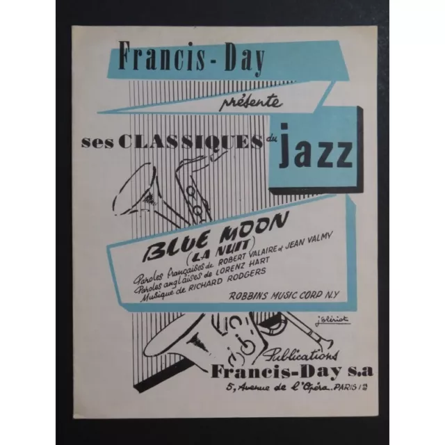 Blue Moon Richard Rodgers Chant Piano 1935