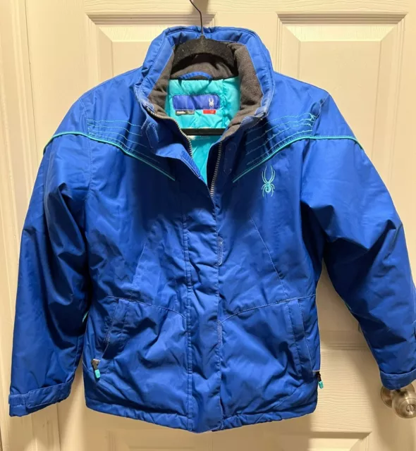 SPYDER | SKI Snowboard Parka Jacket Blue Coat Sz 14 Boys $49.99 - PicClick