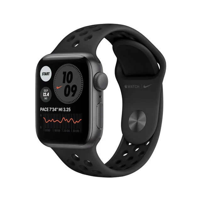 Apple Watch Nike SE (1st Gen) GPS, 40mm Space Gray Aluminum Case with Anthracite