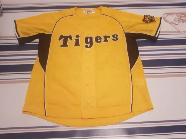 Maillot enfant MIZUNO de baseball japonais officiel des HANSHIN TIGERS