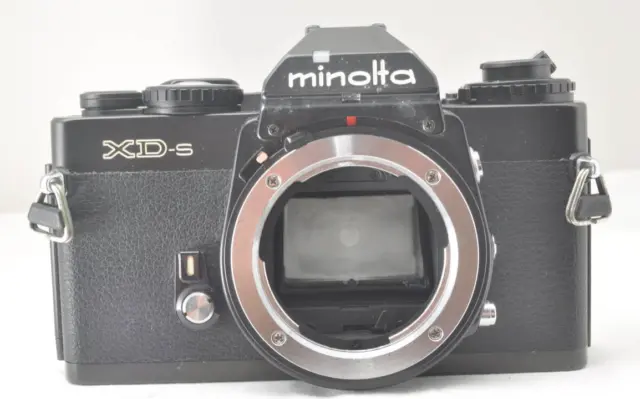 MINOLTA XD-S Black Film Camera Body Japan Photo Limited Rare Collection USED