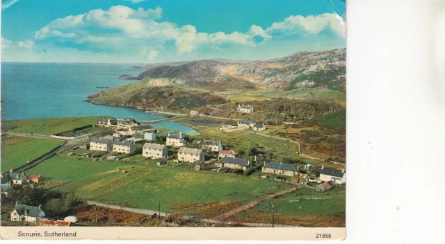 Aerial view of Scourie, Sutherland.