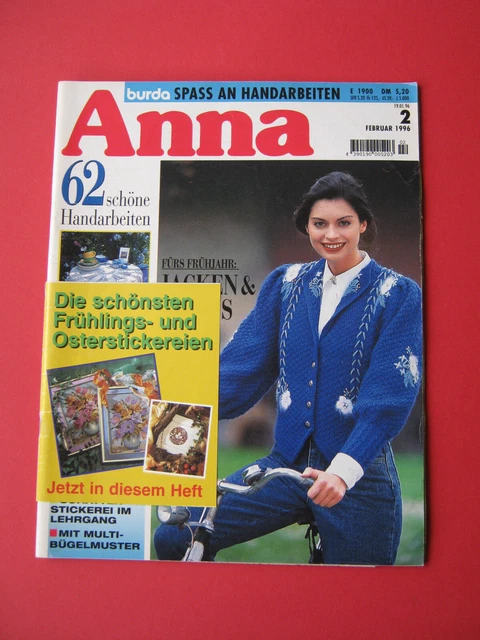 ANNA Spaß an Handarbeiten OSTERN FRÜHLING Häkeln Stricken Sticken 1996 Vintage