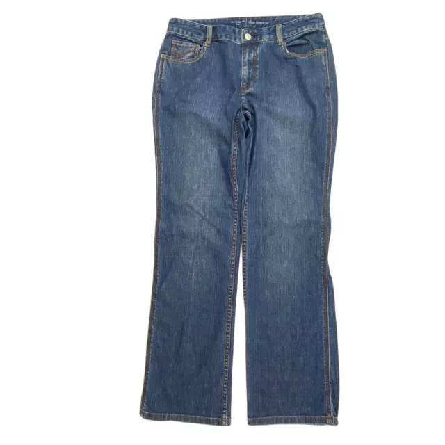 Liz Claiborne Slim Bootcut Women's size 10 Dark Wash Blue Denim Jeans