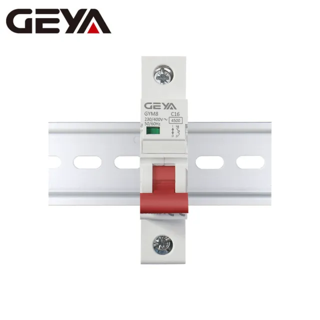 GEYA AC Circuit Breaker MCB Single Pole 6 10 16 25 32 40 50 63Amp 230V Din Rail