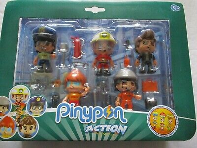 Lot de 3 figurines Pinypon action police neuve sous blister 