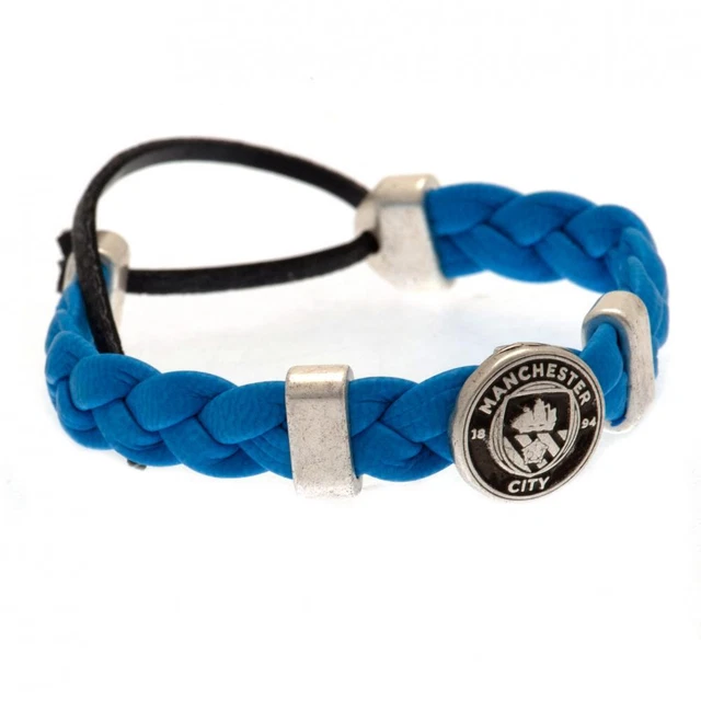 Bracciale Slider Manchester City FC PU - Merce Ufficiale Nuovissima