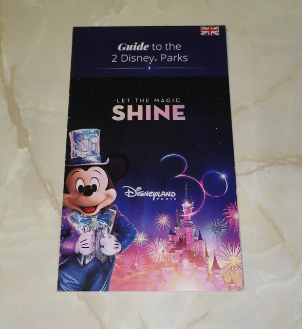 DISNEYLAND PARIS GUIDE Map - 30th ANNIVERSARY PARK & STUDIOS English ...