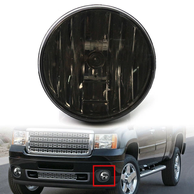 Left Side Front Bumper Fog Lamp Light For 2007-2013 GMC Sierra 1500 2500 HD UK