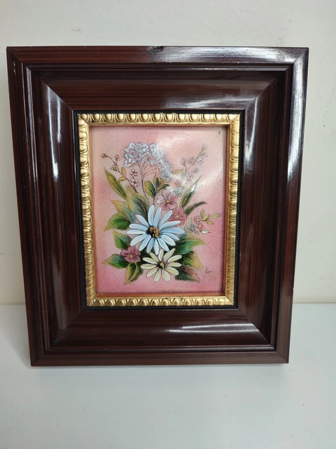 Tableau émail de Limoges - Décoration