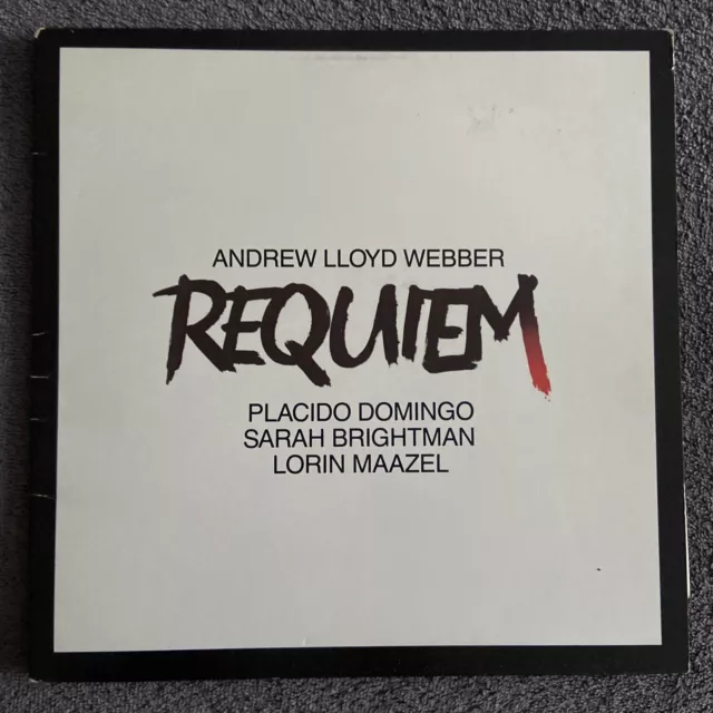 Andrew Lloyd Webber - Requiem - Placido Domingo - Vinyl Album Alw 1