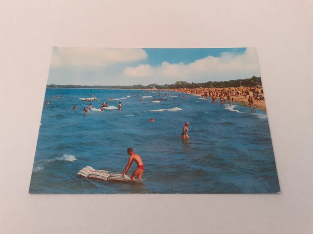 ALTE POSTKARTE, OSTSEEHEILBAD Timmendorfer Strand, Badeleben EUR 1,00 ...