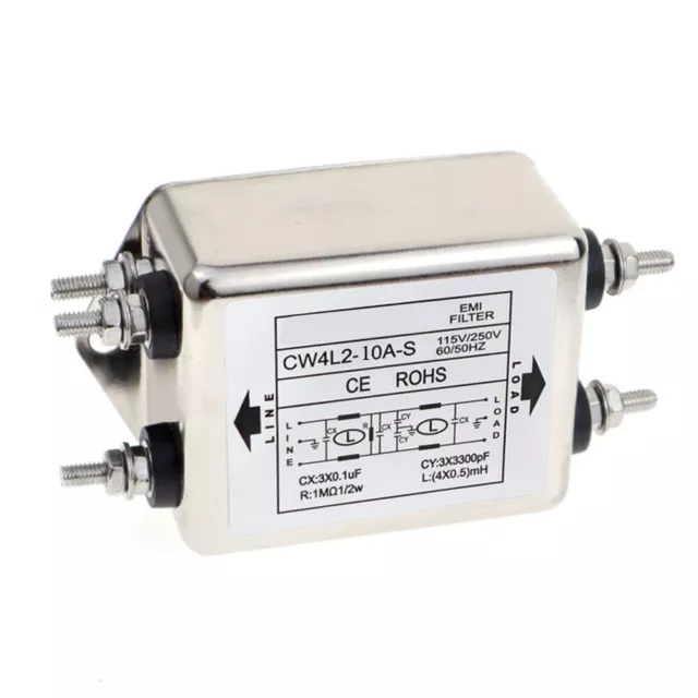 Einphasiger EMI Filter 10A 20A AC110/220V für Faser Laserbeschriftungsgerät