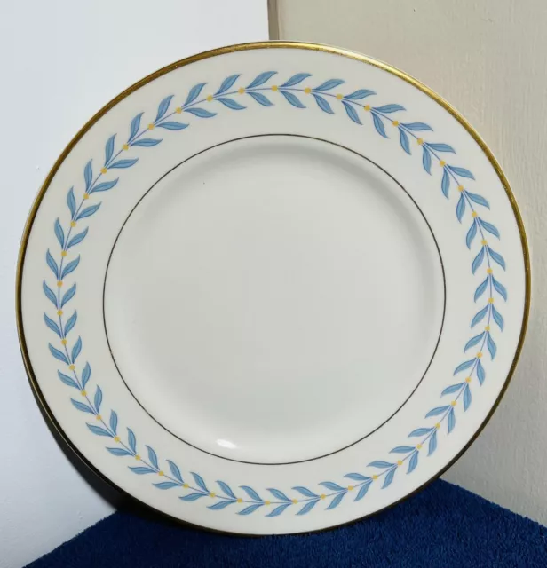 SYRACUSE China Old Ivory Sherwood Blue Laurel Replacement Dinner Plates Vintage