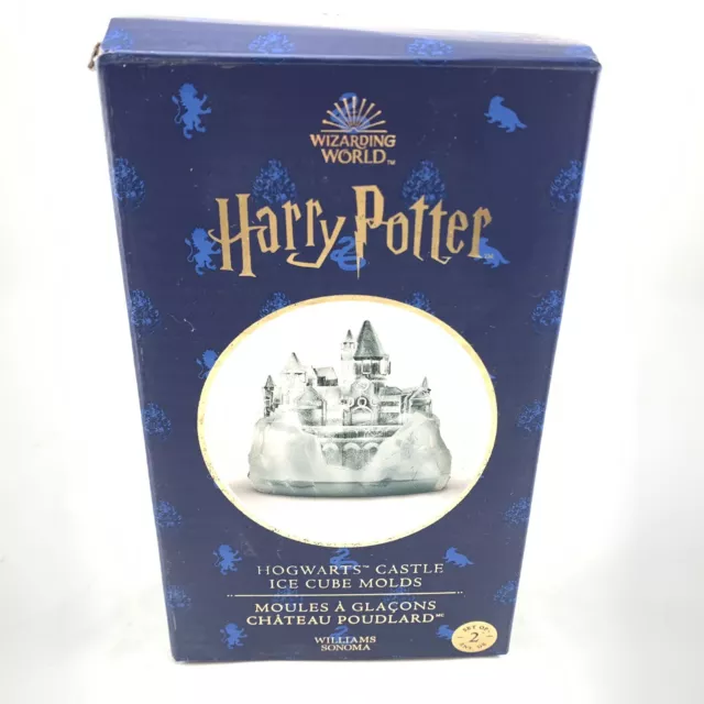 Harry Potter Hogwarts Castle Ice Cube Silicone Mold Set Of 2 New Box Wear