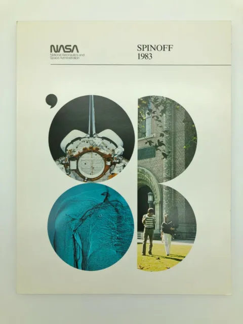 Vintage 1983 NASA Spinoff Booklet 144 pages commemorating NASA 25th Anniversary
