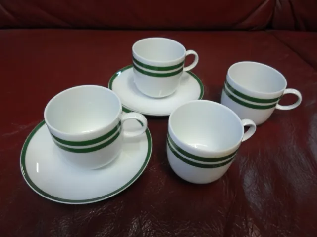 Melitta "Lindau Promenade" Service, 4 Kaffeetassen, 1 Zuckerdose, 2 Unterteller