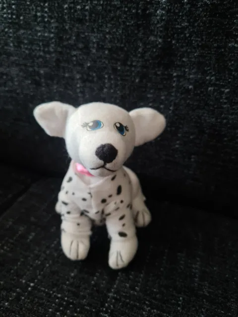2001 McDonalds Disney 102 Dalmatians - Oddball - Dog Soft Plush Toy Meal Figure