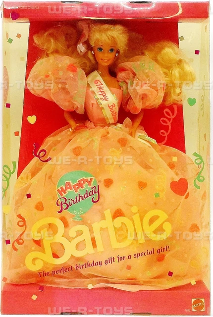 Poupée Barbie Happy Birthday 2011 – Mattel W2862 – Joyeux Anniversaire Tiare – NRFB