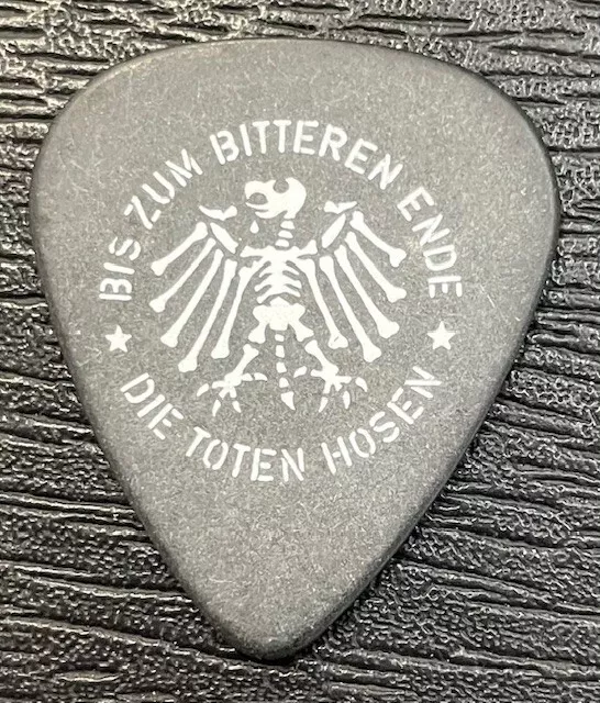 Die Toten Hosen / Bis Zum Bitteren Ende / Rare!! / One Sided  / Tour Guitar Pick