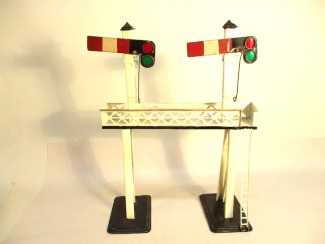 Marklin Semaphore Bridge 2-Flag Prewar Germany O Gauge X4629