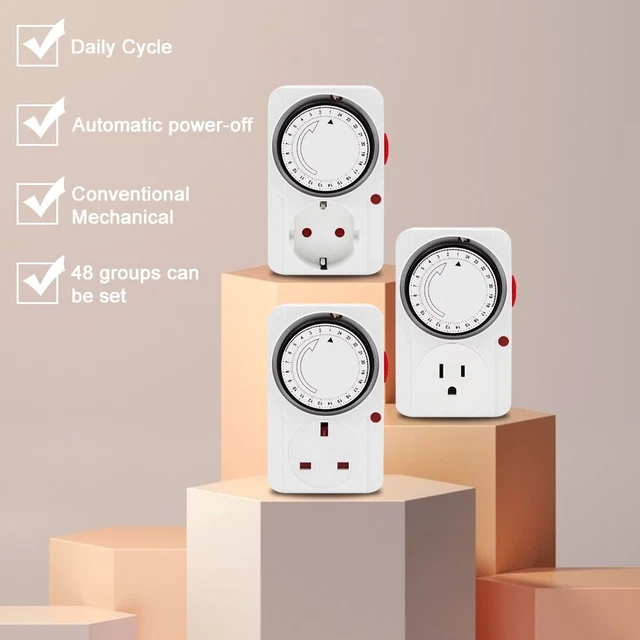Socket intelligent Prise de commutateur de minuterie Sortie électrique