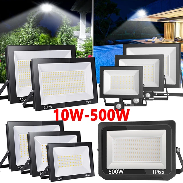 LED Fluter 10W -500W Mit Stecker/ Bewegungsmelder A Produktbild-Vorschau 3
