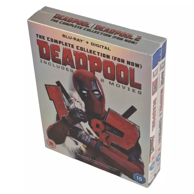 Deadpool / Deadpool 2 Blu-ray 2 films, 3 coupes VF [ UK [Import] 2