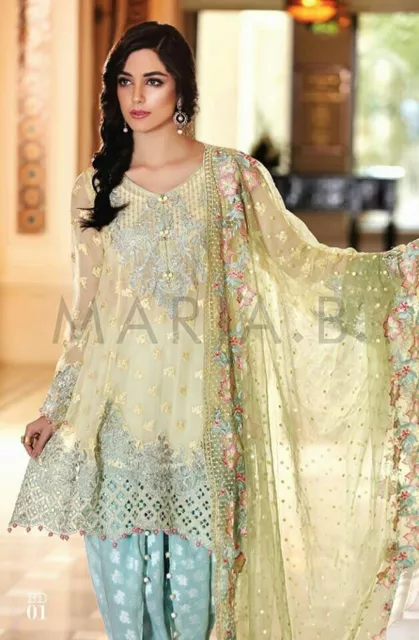 Designer indien pakistanais ethnique Bollywood Salwar Shalwar Kameez