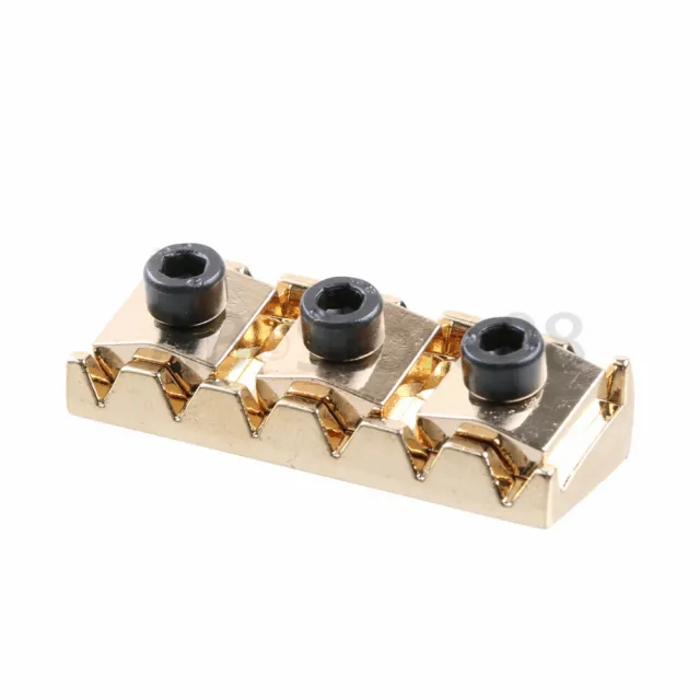 42mm Guitar Locking Nut String Lock for Floyd Rose Guitar With Wrench Gold