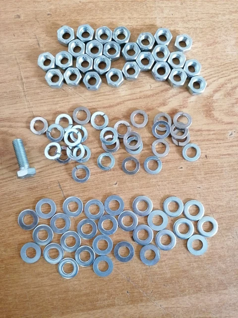 Dadi e rondelle Kit restauro cerchio ruota Vespa - 84 pezzi nuovi made in italy