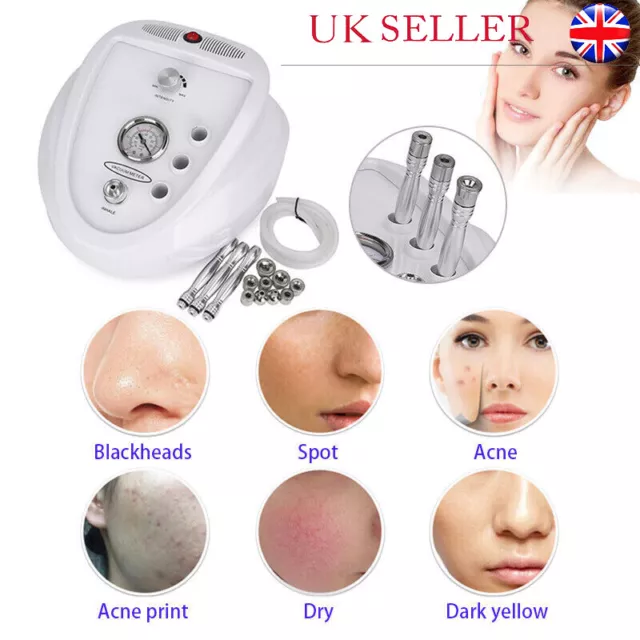 New Diamond Microdermabrasion Dermabrasion Machine Anti-wrinkle Peel Skin Spa UK