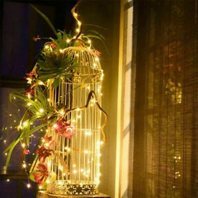 50/100/200LED DIY Micro Copper Wire Fairy String Lights Party Decor USB Plug In 2