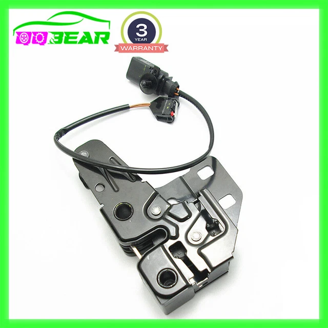 Handschuhfach Griff Für Audi A4 B6/B7 - Chrom Taste Mit Schloss Loch Schwarz