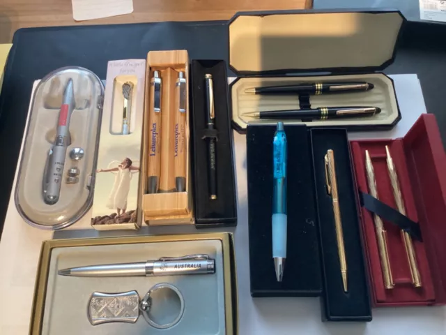Job lot pens,pencils 9 boxed sets