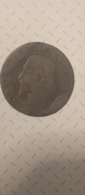 5 Centimes Napoléon III - Tête Nue -1853 W Lille