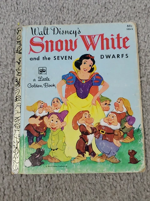 WALT DISNEY'S SNOW White and the Seven Dwarfs Little Golden Book ...