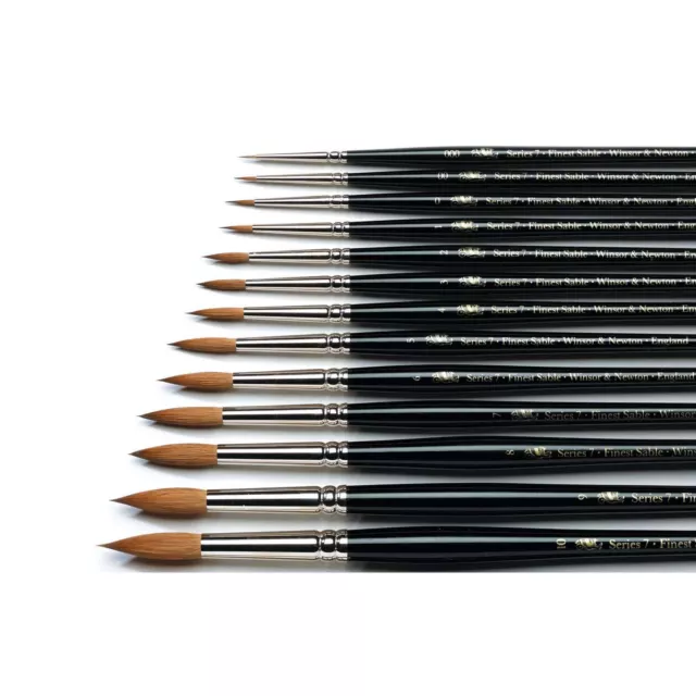 Winsor & Newton SERIES 7 Kolinsky Sable Brushes. Watercolour Fast shipping